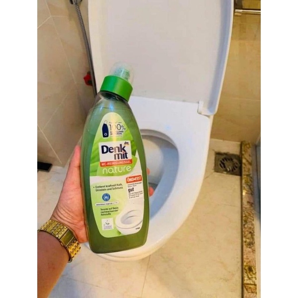 Nước tẩy bồn cầu, toilet, nhà tắm, nhà vệ sinh Denkmit 750ml