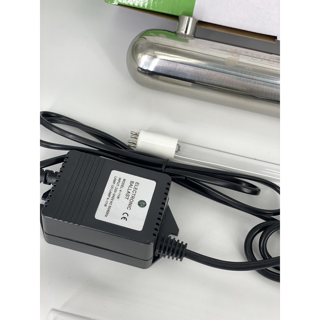 Bộ đèn UV 11W, Đèn UV diệt khuẩn cho máy lọc nước 11w 4 chân