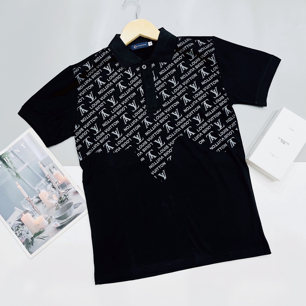 Áo thun nam có cổ tay ngắn cao cấp cổ bẻ polo $$$