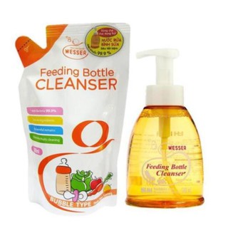 -Nước rửa bình sữa Wesser gói 500ml