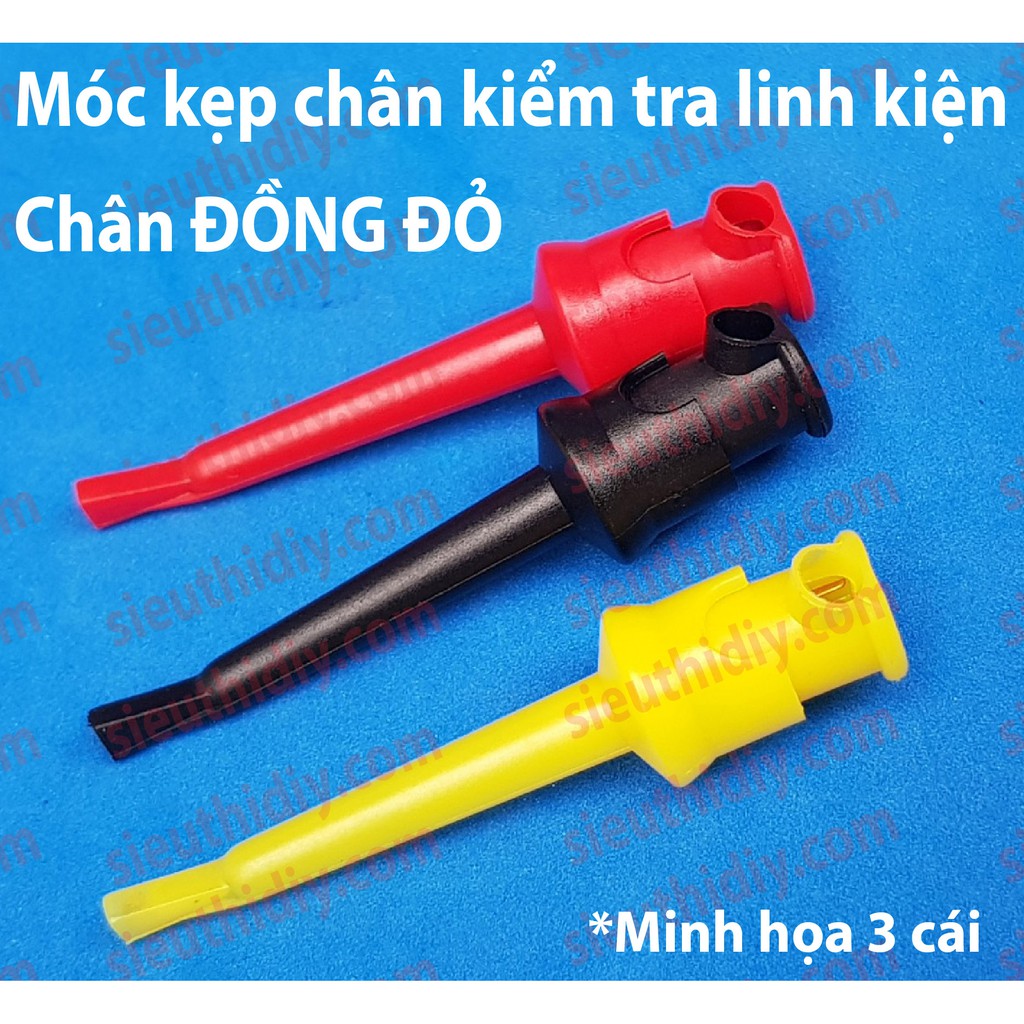 Móc kẹp Đồng Đỏ kiểm tra nhanh linh kiện điện tử, móc kẹp kiểm tra đa năng