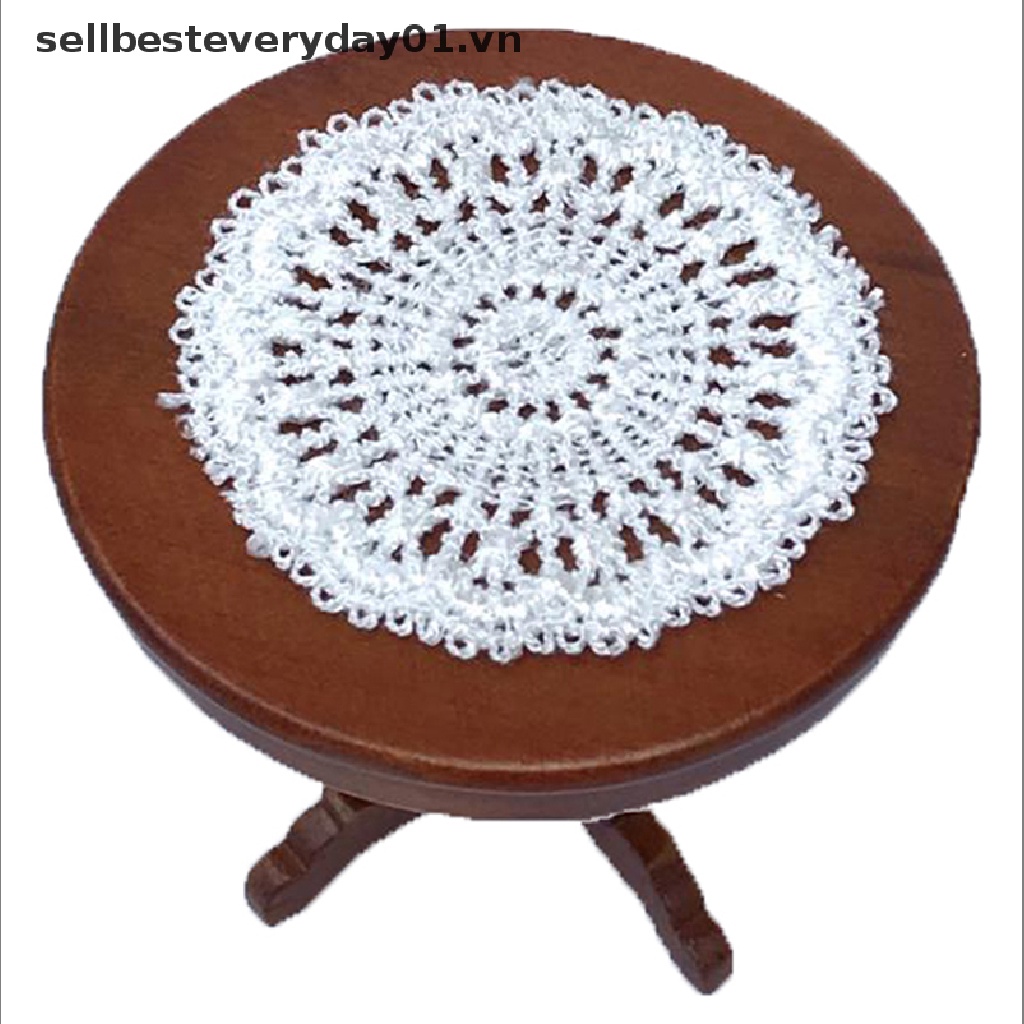 Bộ 2 Miếng Lót Bàn Mini Tỉ Lệ 1: 12 Trang Trí Nhà Búp Bê