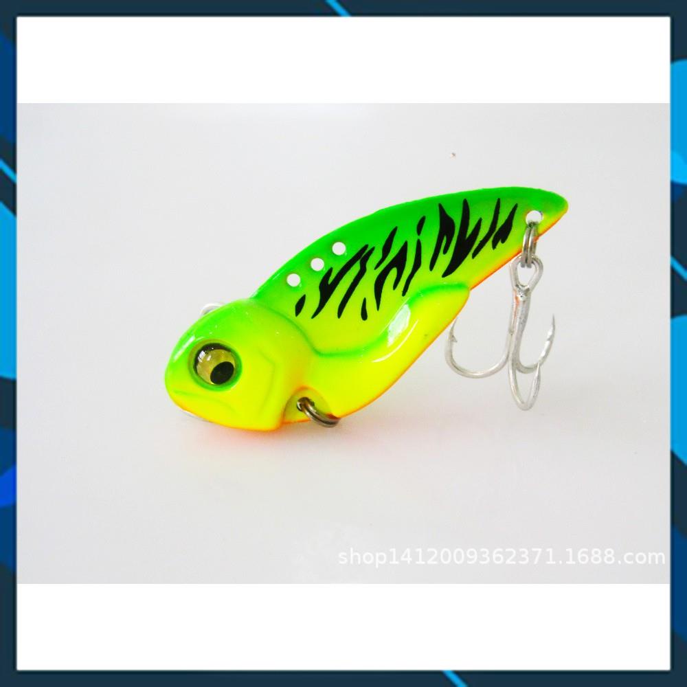 [Chất Lượng] Mồi câu lure cá sắt 3D VIB , mồi lure cá lóc , cá chẽm full lưỡi bkk_Lure _21