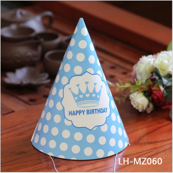 Mũ sinh nhật bảy sắc cầu vồng Happybirthday nhiều màu cho các bé trai gái