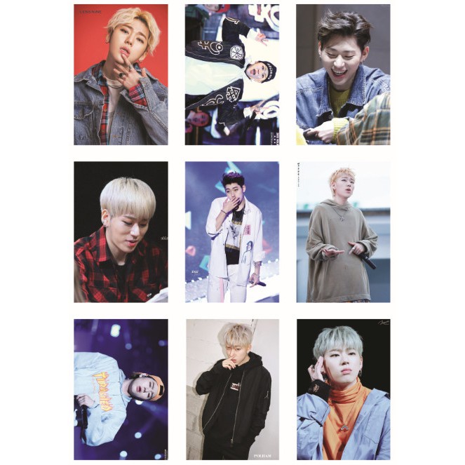 Lomo card ảnh ZICO full 45 ảnh