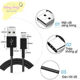 Cáp Sạc Nhanh Samsung S8 Chân Type C Bóc Máy