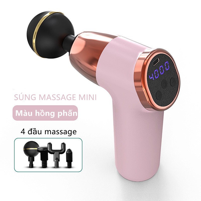 Súng massage mini 20 tốc độ súng massage thư giãn cơ massage rung massage