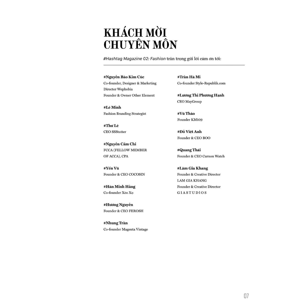 Sách Hashtag #02: Fashion - Kinh Doanh Thời Trang Tại Thị Trường Việt Nam