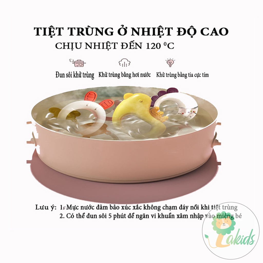 Bộ đồ chơi xúc xắc cho bé gặm nướu cho bé sơ sinh chính hãng duhoon gồm 10 chi tiết loại siêu cao cấp có hộp đựng LAKIDS