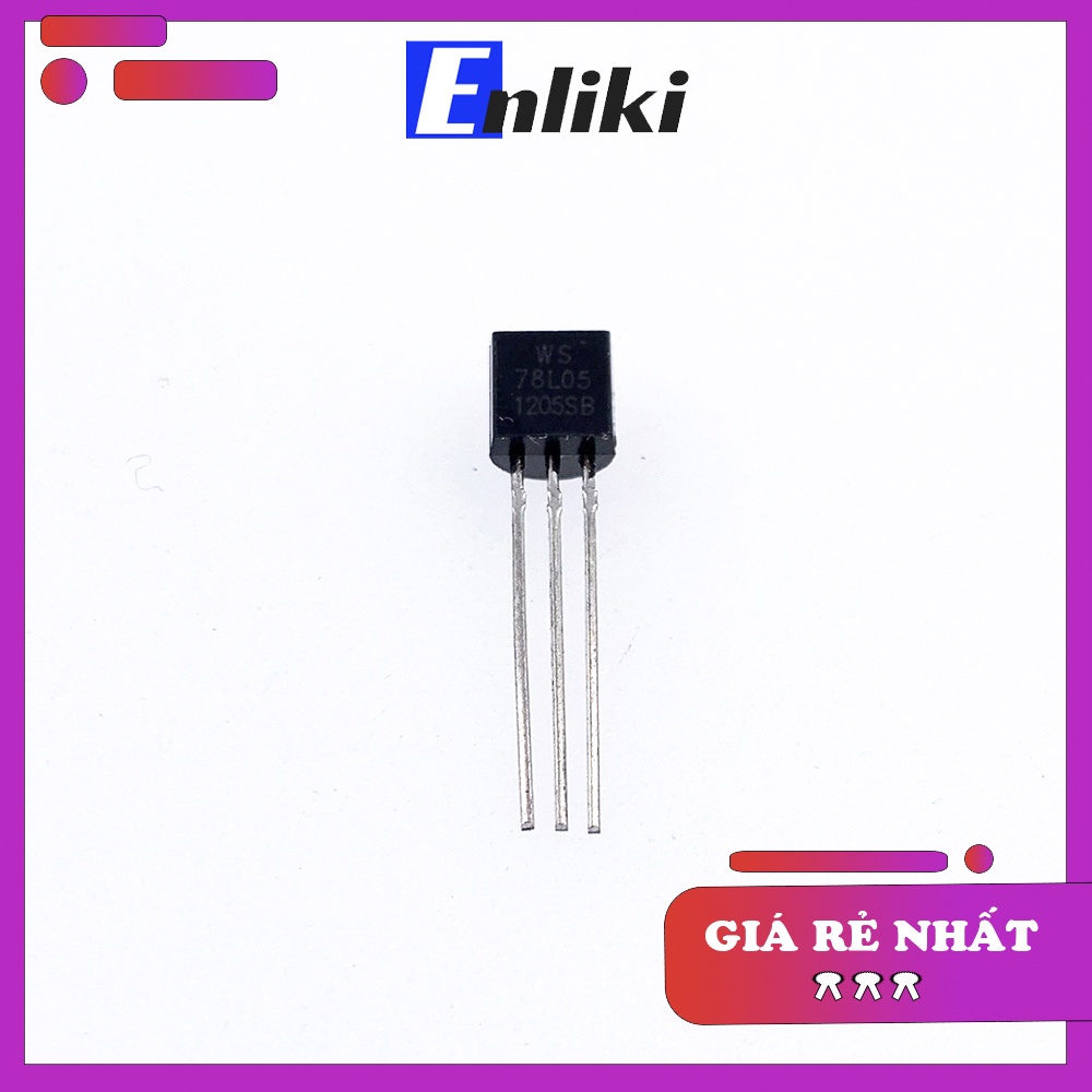 78L05 IC Nguồn Ổn Áp 5V 0.1A TO92