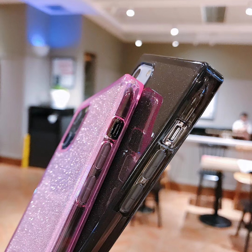 Ốp iphone kim tuyến vuông mềm dẻo huỳnh quang neon TPU 6/6s/6splus/7/7plus/8/8plus/x/xr/xs/11/12/pro/max/plus/promax