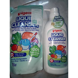 Combo 1 chai nước súc Pigeon 700ml + 1 bịch nước súc Pigeon 650ml