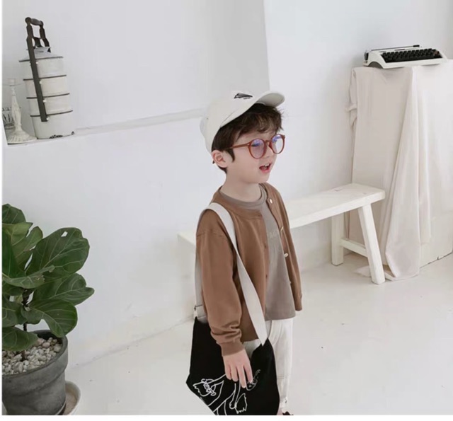 Áo len cadigan mỏng phong cách Hàn Quốc