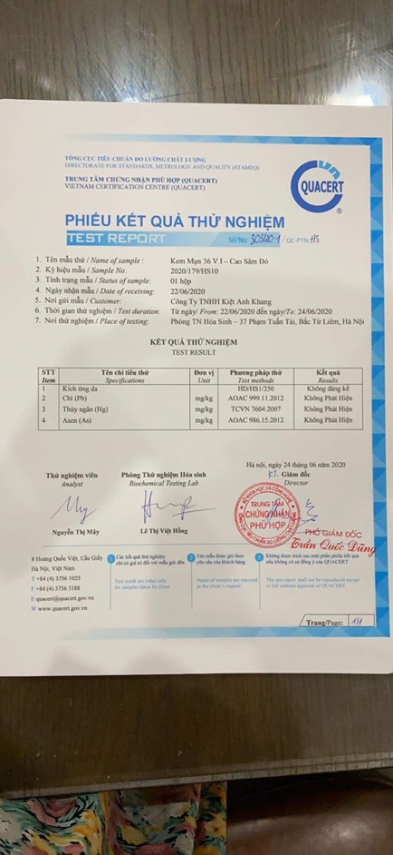 Cao mụn sâm đỏ 36 vị 15gr- cam kết chính hãng | BigBuy360 - bigbuy360.vn