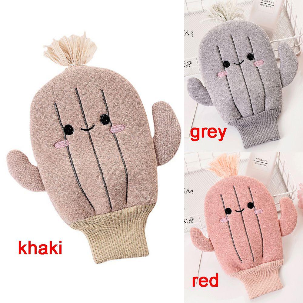 NIUYOU Găng tay đi tắm Mềm Mại Hình Cây Xương Rồng Dễ Thương Cho Bé