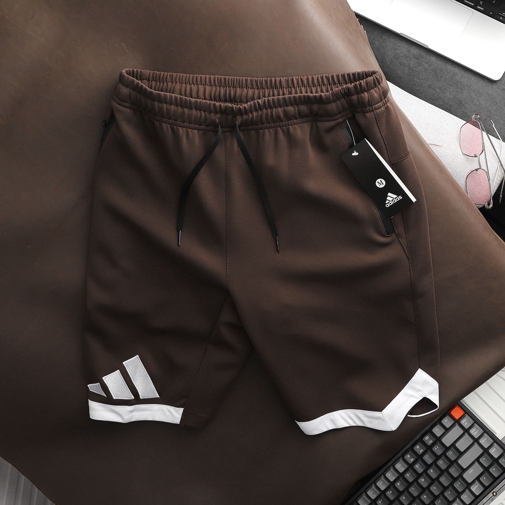 Quần Đùi D.A.S. LOGO M.P Thể Thao Nam Vải Thun Mới Lạ