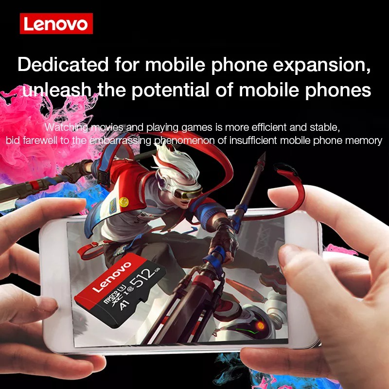 Thẻ nhớ LENOVO micro sd 100Mb/ s 128GB 64GB 32GB SD/ TF Class 32 64 128 GB tốc độ cao