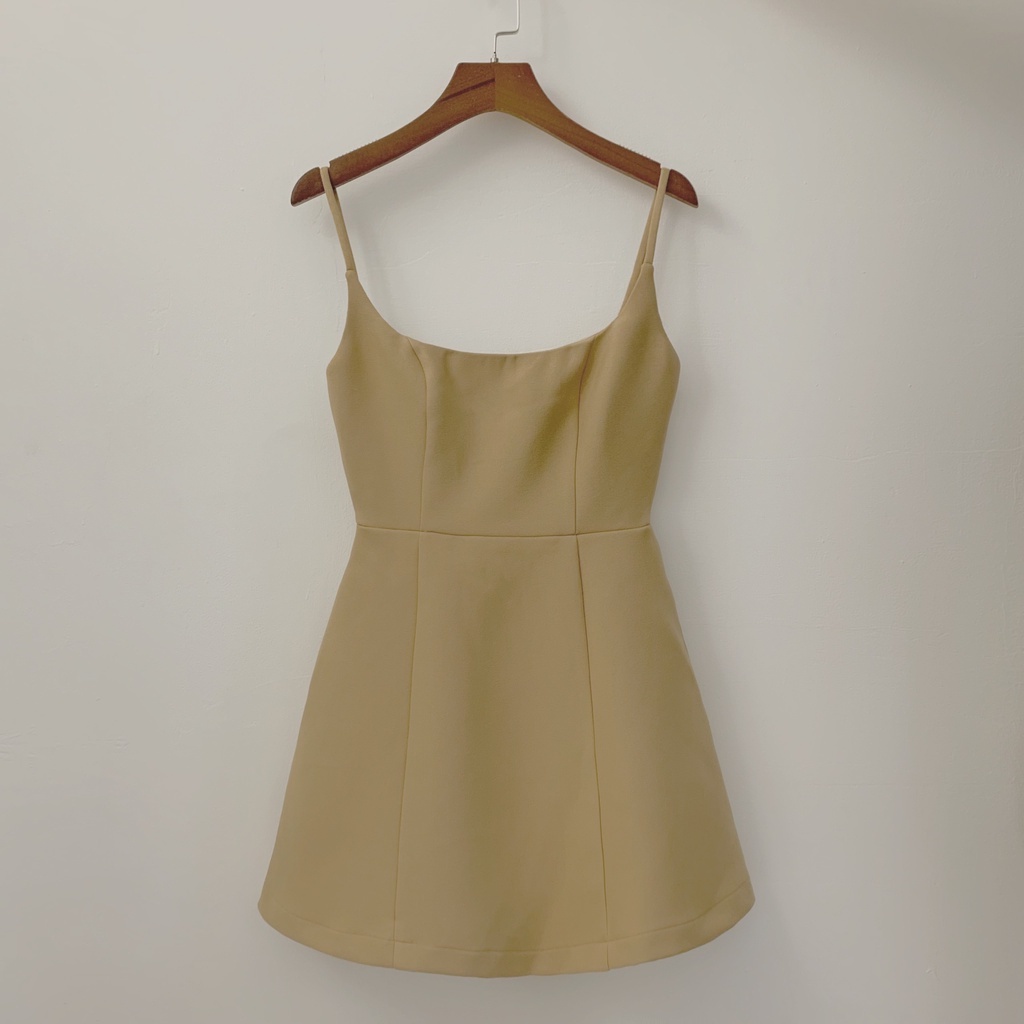 Đầm hai dây mini dáng xòe Emilyshop ulzzang (T)