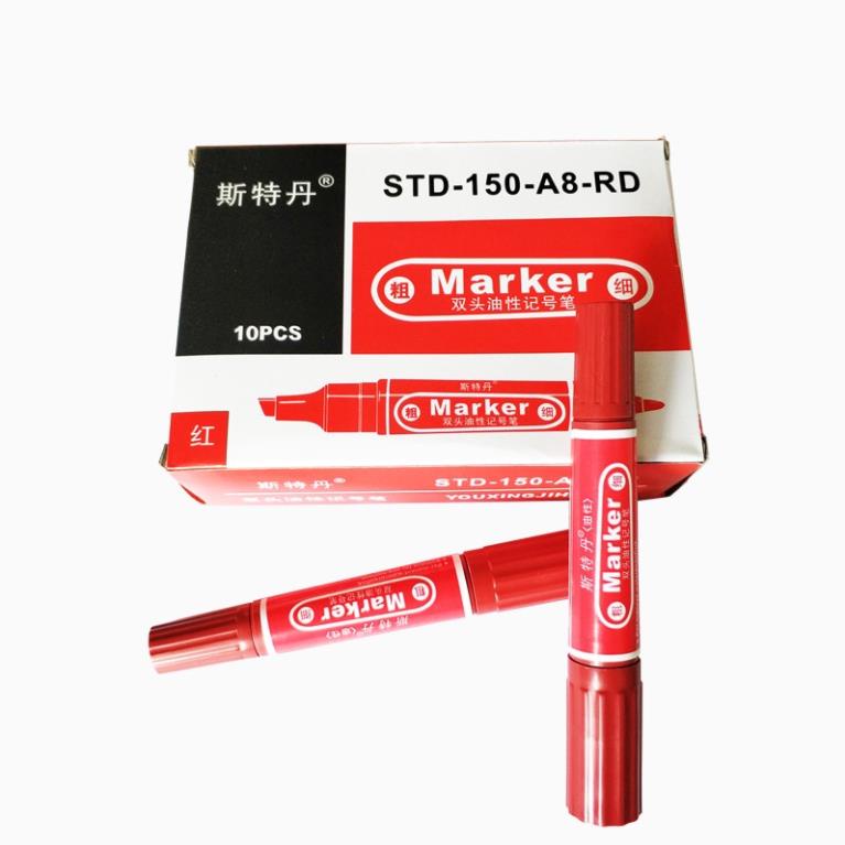 Bút dạ KOLANO Marker 2 đầu size lớn bút lông dầu đánh dấu không trôi mực SP-001362