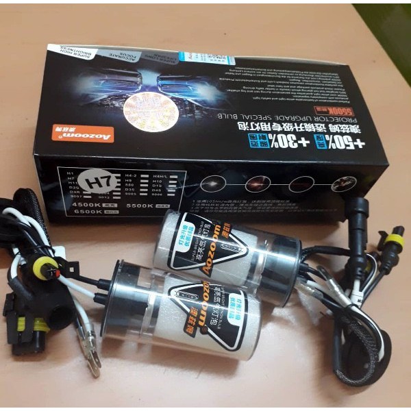 Bóng đèn xenon xe hơi AOZOOM nhiệt màu 5500k