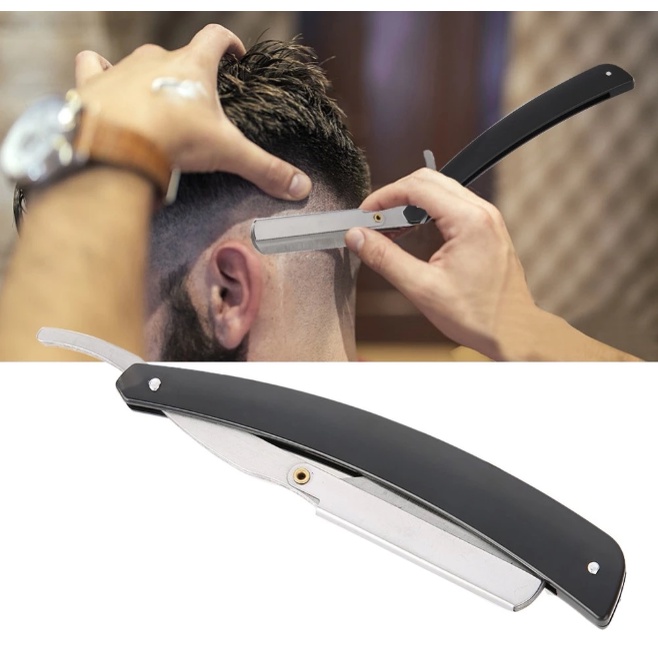 Cán Dao Cạo Râu Và Tóc Barber, Dụng Cụ Chuyên Nghiệp - Chuẩn Dùng Cho salon - Thép Không Rỉ DC600