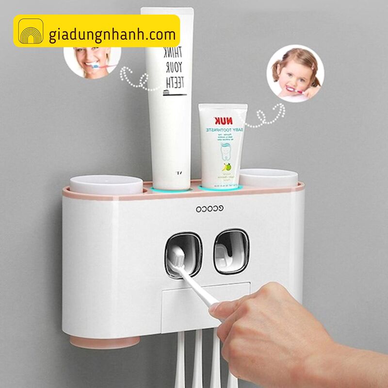 [VIP] Kệ Để Bàn Chải Đánh Răng Đa Năng Ecoco