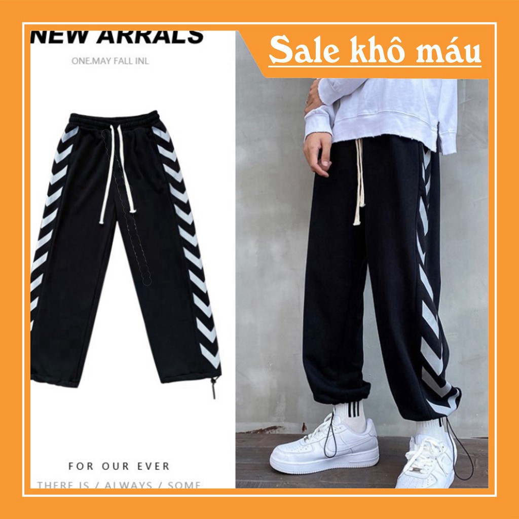 Quần Jogger thể thao phối viền >> phong cách Hàn Quốc siêu hot - SP22 | BigBuy360 - bigbuy360.vn