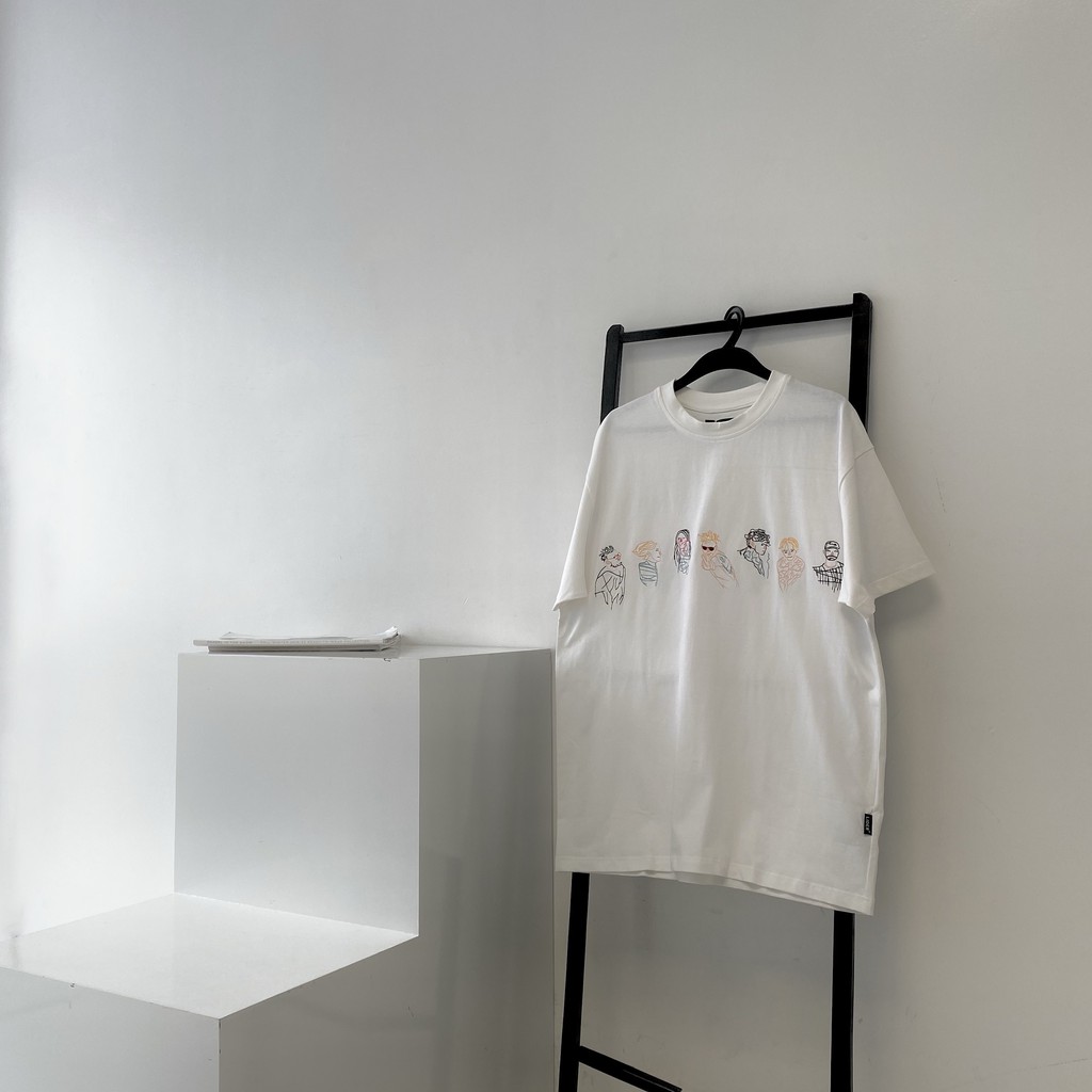 ÁO THUN THÊU PORTRAIT Tee WHITE