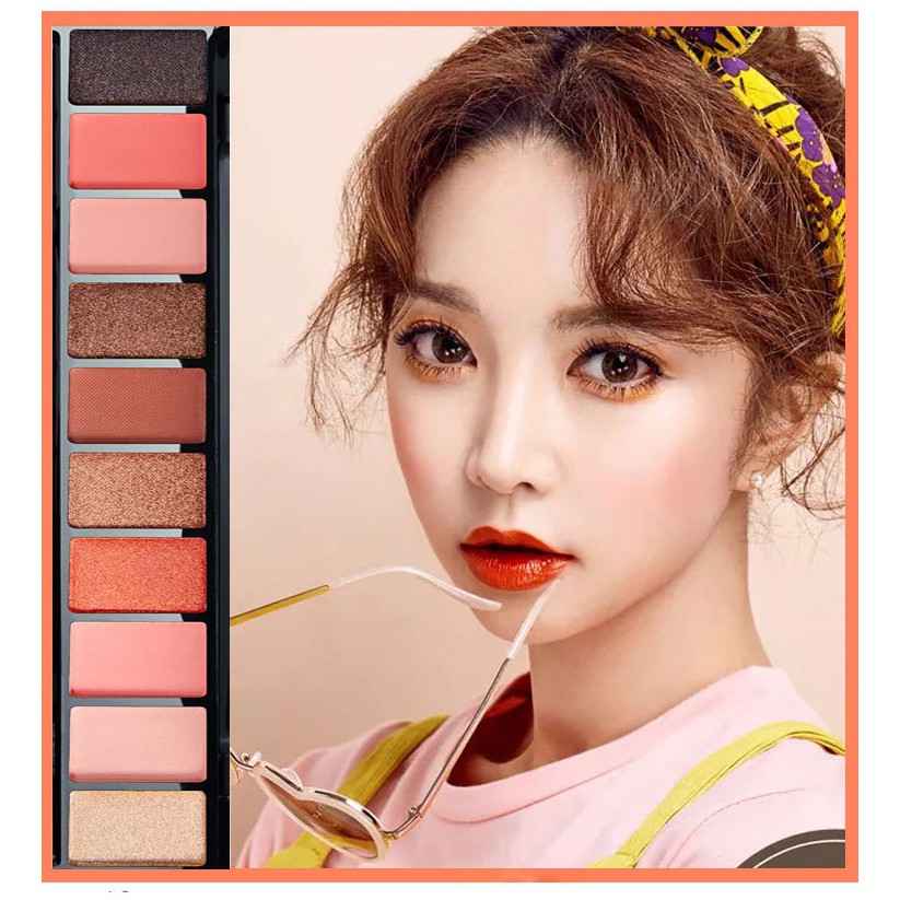 Bảng phấn mắt 10 màu Fashion Color Geometry T9999 -PM80-A07T2