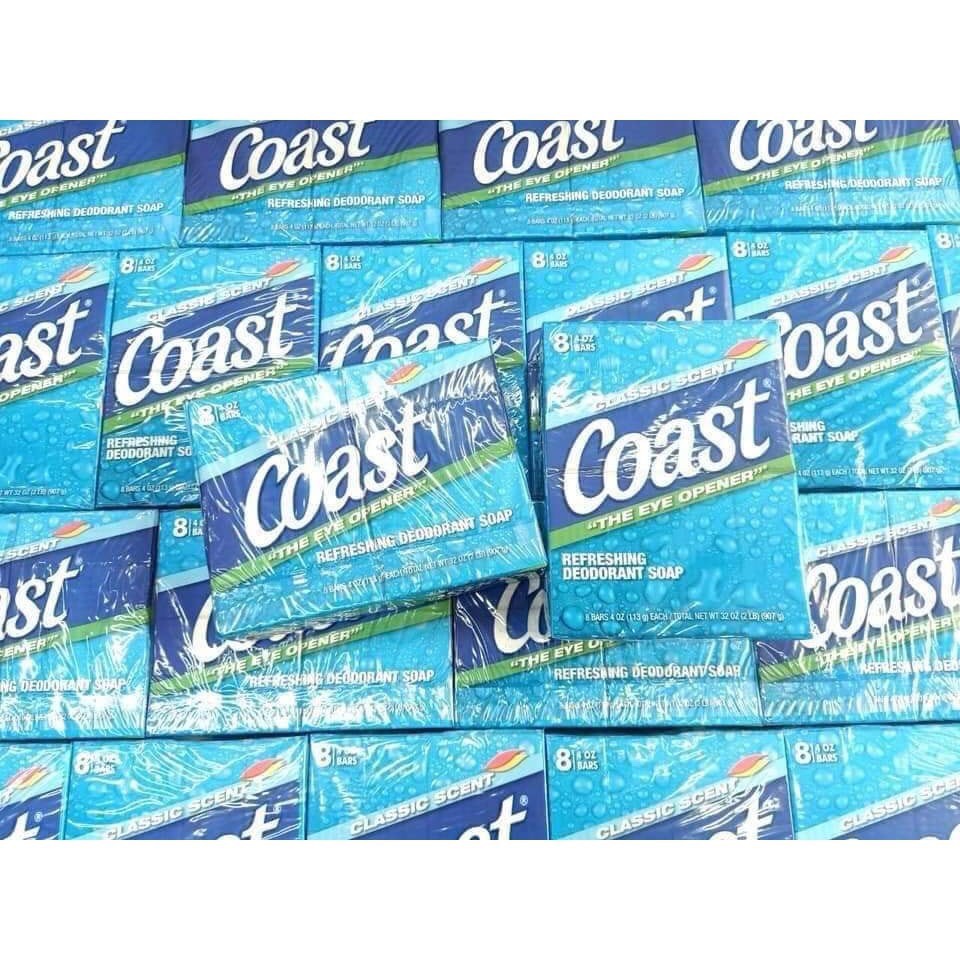 XÀ BÔNG CỤC COAST HÀNG MỸ 113g ( Nguyên Lốc 8 Cục)