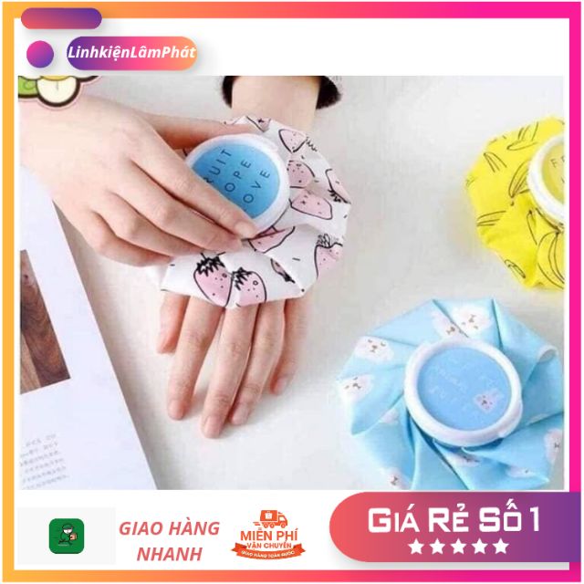 [FREESHIP] Túi chườm nóng lạnh, hạ sốt, làm giảm cơn đau, làm mát và dịu cơn đau tức thì, giữ nhiệt lau (Hình Tròn)