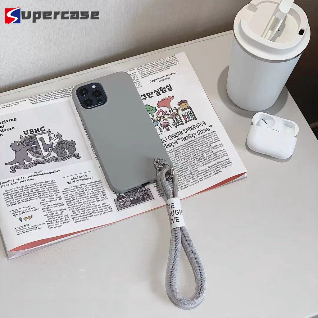 Ốp Điện Thoại Tpu Mềm Chống Mất Có Dây Đeo Cho Samsung Galaxy S21 S20 S10 S9 S8 Plus Ultra Lite Fe S10E S21 + S20 + S10 + S9 + S8 +