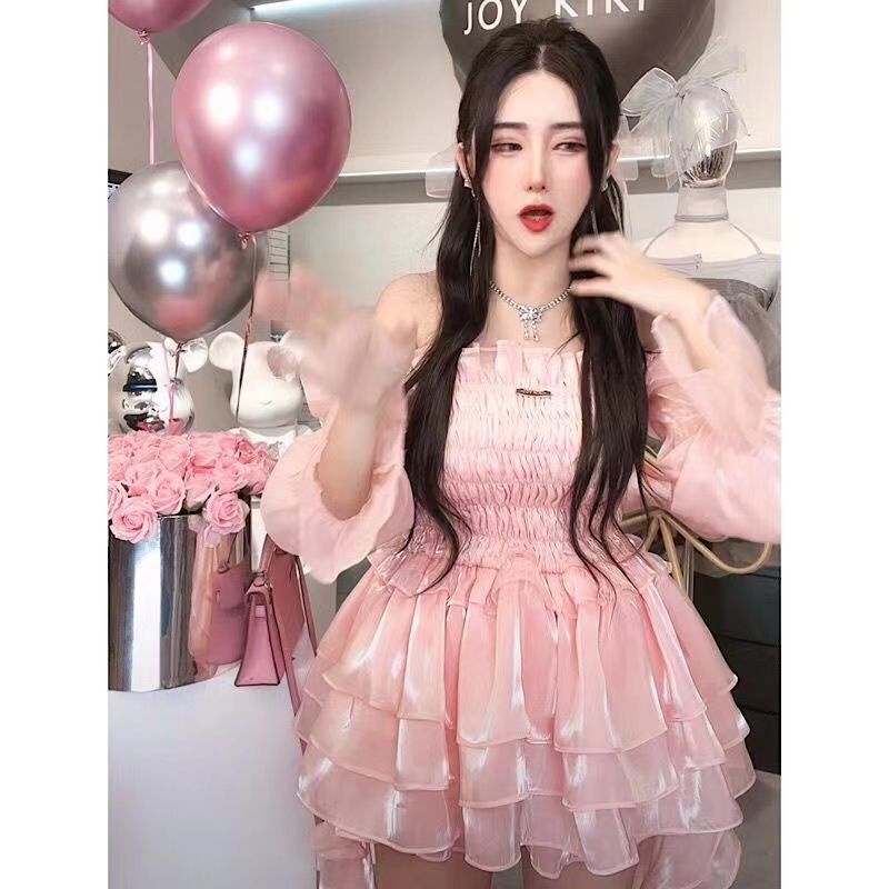 Váy Mousseberry KIKI] [Áo Vàng Berry + Niềm Vui