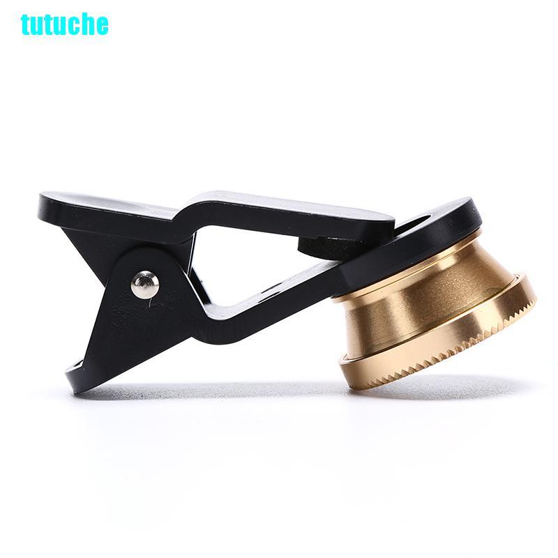 tutu Universal 3In1 Clip 0.67X Fisheye Wide Angle Macro Camera Lens for Cell Phone New