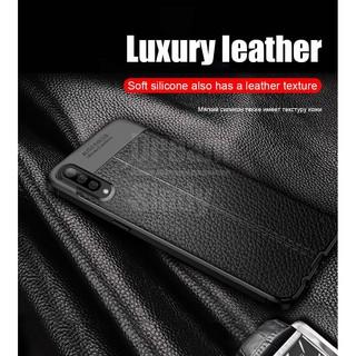 Ốp lưng silicon vân da cho Samsung Galaxy A50 - Auto Focus