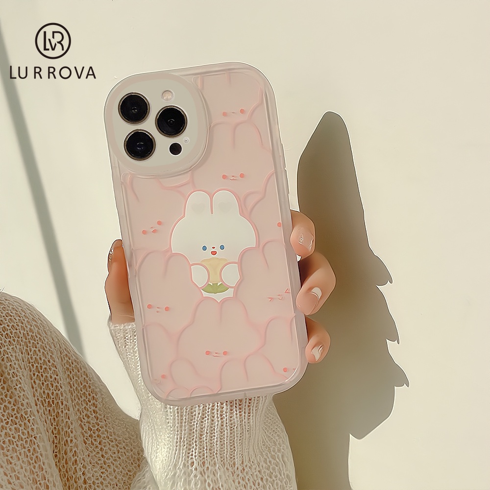 Lurrova ốp lưng OPPO Reno 7Z 5G Reno6Z 5G Reno 7 5G Reno 6 5G Reno 5 Reno 5Z 5G Reno 2F Reno 2Z Reno 7 Lite 6 Lite Vỏ điện thoại silicon hình thỏ dễ thương