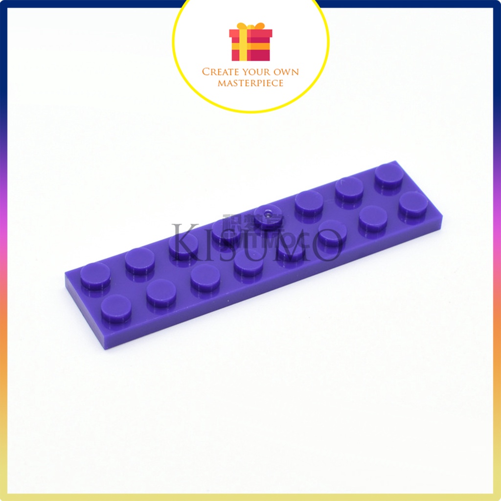 Đồ chơi giáo dục lắp ráp   logo moc combo 5 gạch dẹt 2x8 nhiều màu b9 3034