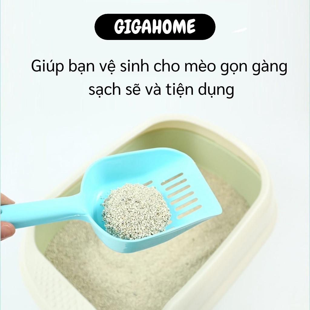 Xẻng Xúc Cát Cho Mèo GIGAHOME Dụng Cụ Hốt Cát Vệ Sinh Phân Cho Chó Mèo 8057