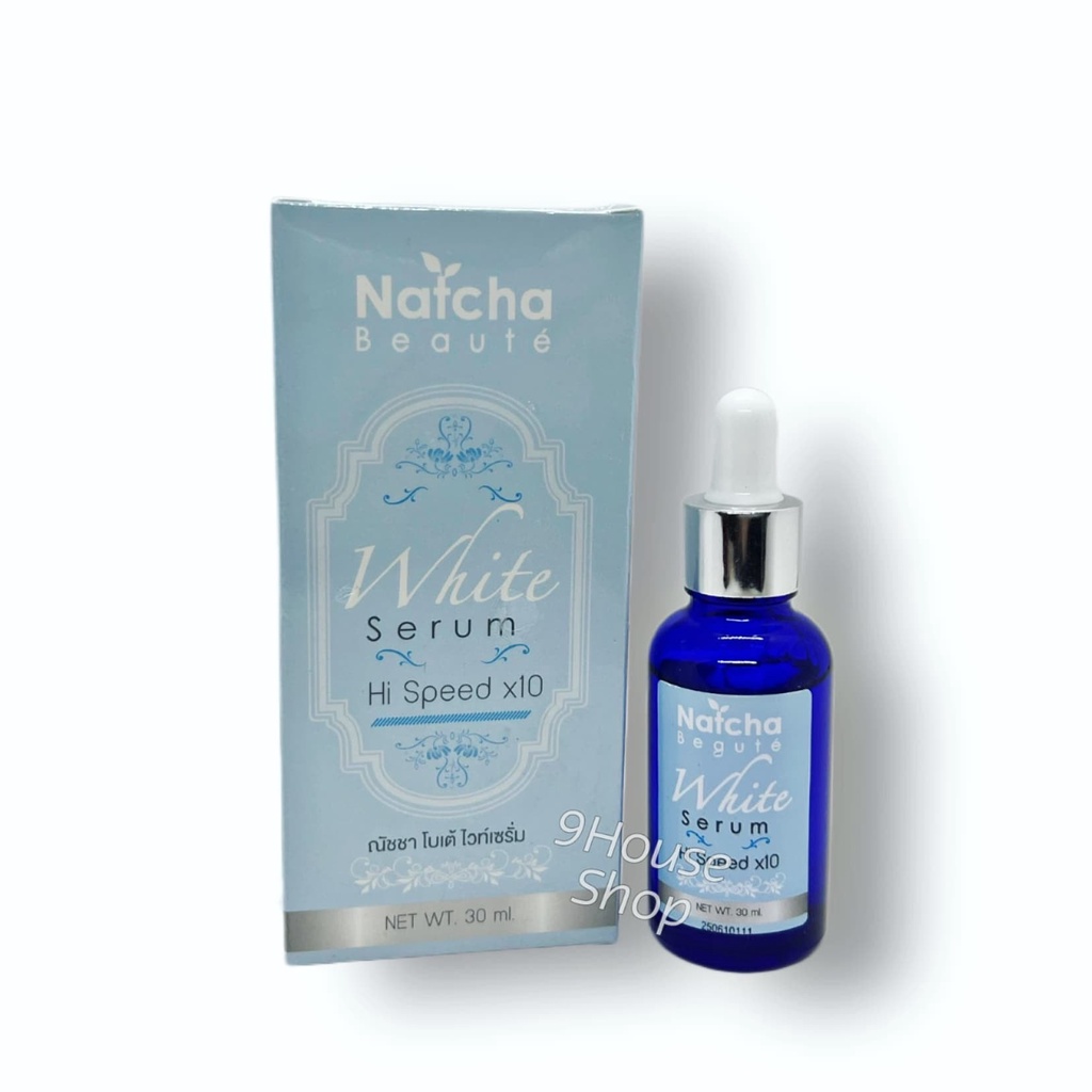 01 Chai Serum Kích Trắng &amp; Phục Hồi Da Natcha Beaute White Serum Thái Lan 30ml