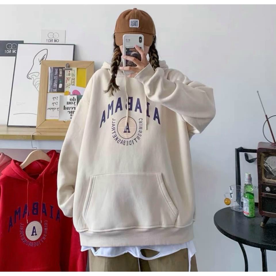 (FREE SHIP) ÁO KHOÁC HOODIE NAM NỮ CẶP ĐÔI THỜI TRANG  ALABAMA THỜI TRANG CHO BỐN MÙA HHP