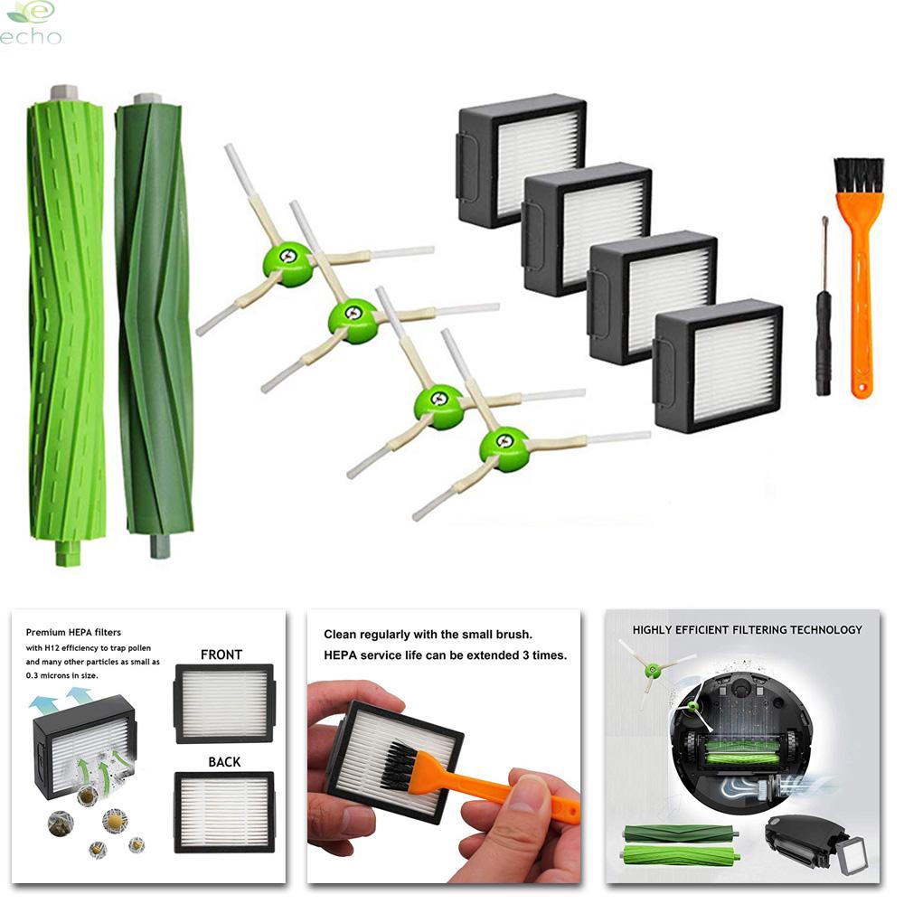 Set 12 phụ kiện cho máy hút bụi Irobot Roomba I7 E5 E6 đa năng | BigBuy360 - bigbuy360.vn