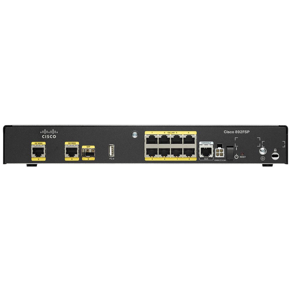 Cisco 892FSP/K9 | Thiết Bị Định Tuyến Dual WAN GE, 8x GE LAN. Dòng Enterprise.