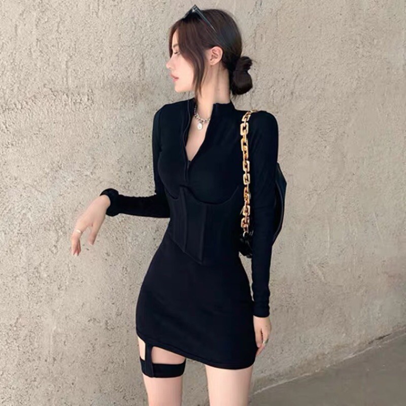 Đầm body cá tính ảnh thật cuối