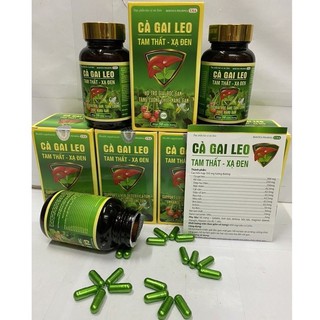 Cà Gai Leo Tam Thất Xạ Đen Giải Độc Rượu Bảo Vệ Gan, bổ gan, mát gan, tăng cường chức năng gan lọ 50 viên chính hãng