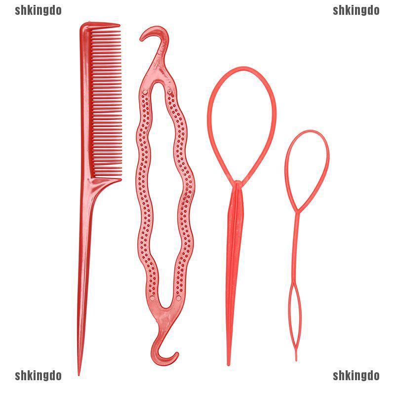 Set 4 dụng cụ tạo kiểu tóc tiện dụng bền bỉ
