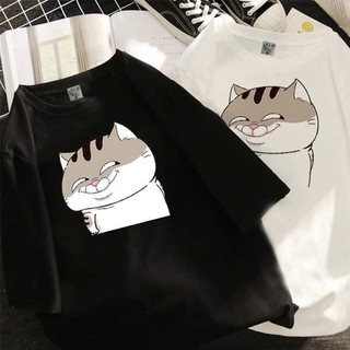 Áo phông Unisex chú mèo Ami Bụng Bự tinh nghịch