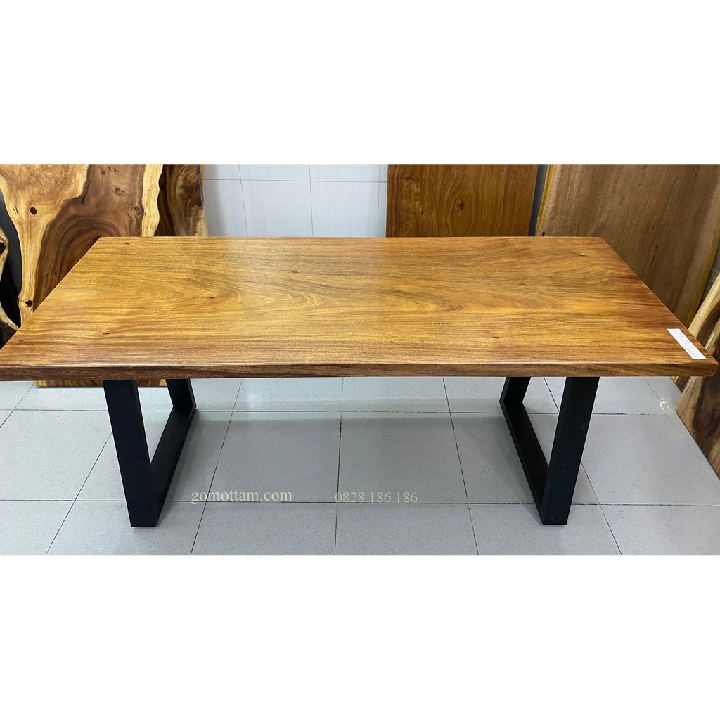Mặt bàn gỗ Lim xanh (lim tali) dài 1,8m