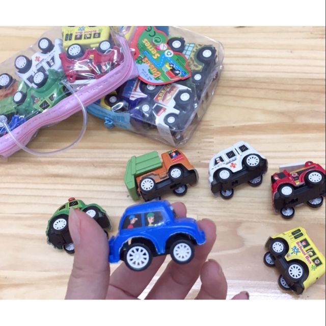 Set túi 6 oto mini siêu dễ thương