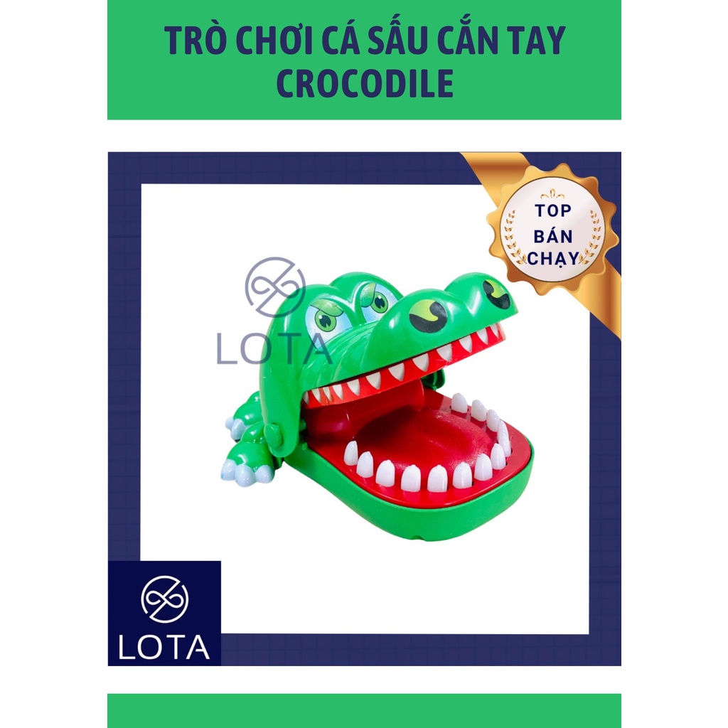 TRÒ CHƠI CÁ SẤU CẮN TAY CROCODILE DENTIST, toy chọn răng may rủi cho trẻ em bé, game nhóm bạn tập thể hên xui tiệc party