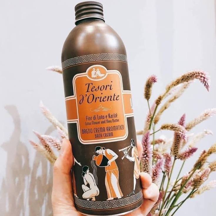 Sữa Tắm Nước Hoa Ý Tesori D'Oriente Chính Hãng 500ml Hương Thơm Lưu Trữ Cả Ngày Kèm Vòi